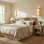 Elegant Dimmable Wall Sconce in Alabaster Finish 4
