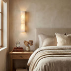Elegant Dimmable Wall Sconce in Alabaster Finish 5