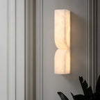 Elegant Dimmable Wall Sconce in Alabaster Finish 6