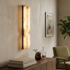 Elegant Dimmable Wall Sconce in Alabaster Finish 811