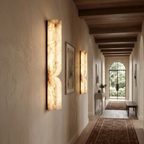 Elegant Dimmable Wall Sconce in Alabaster Finish 812