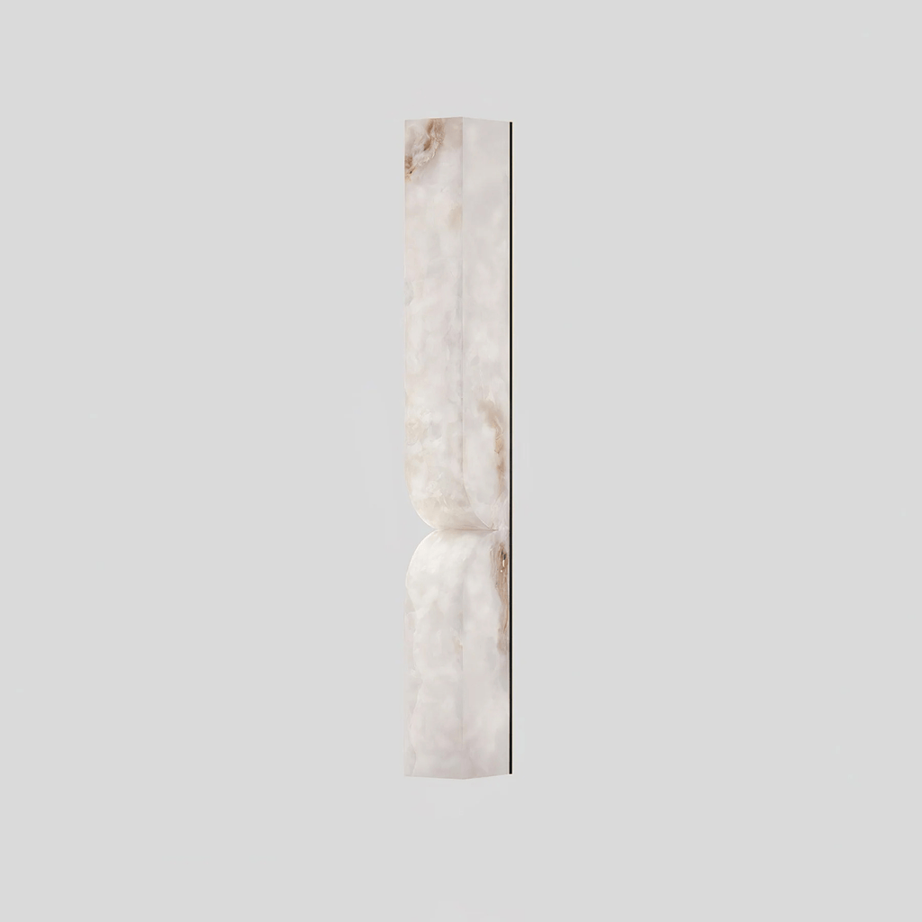 Elegant Dimmable Wall Sconce in Alabaster Finish 9