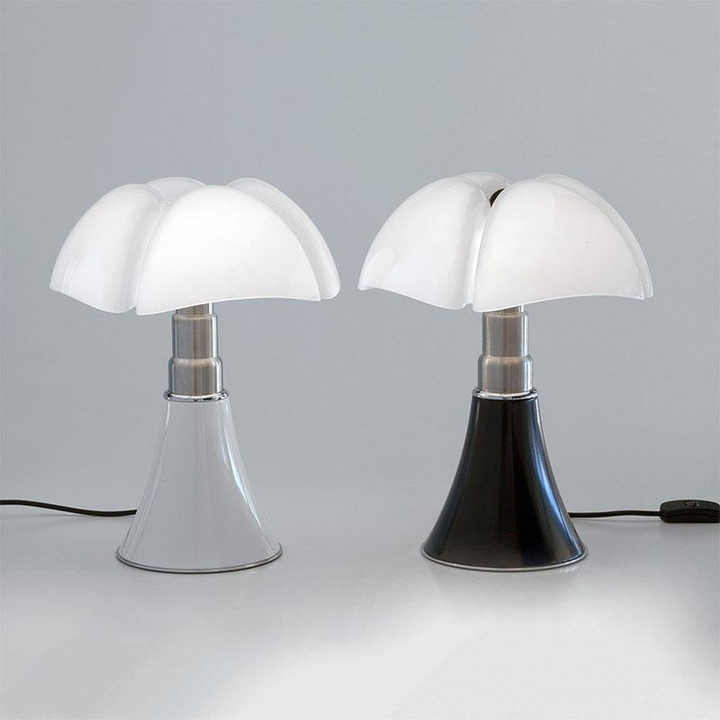 Elegant Floral Bedside Lamp Acrylic Steel White 2