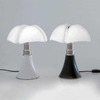 Elegant Floral Bedside Lamp Acrylic Steel White 2