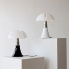 Elegant Floral Bedside Lamp Acrylic Steel White 3