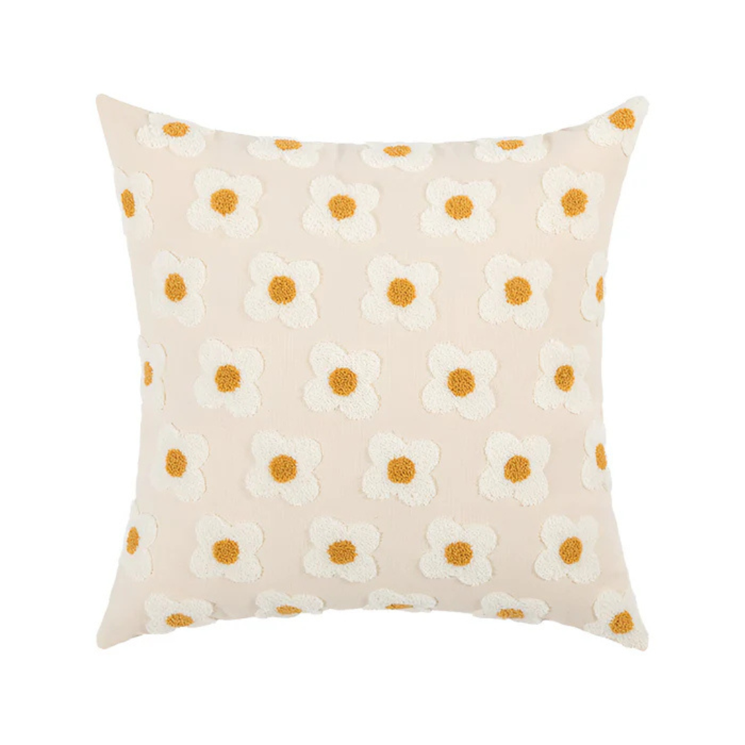 Elegant Floral Throw Pillow for Couch - Square and Rectangular Options 3