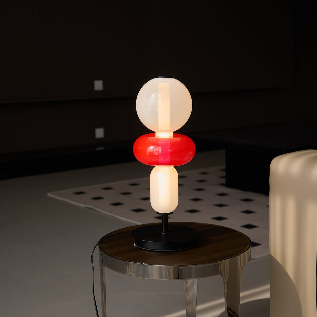 Elegant Glass Bedside Lamp with LED  3