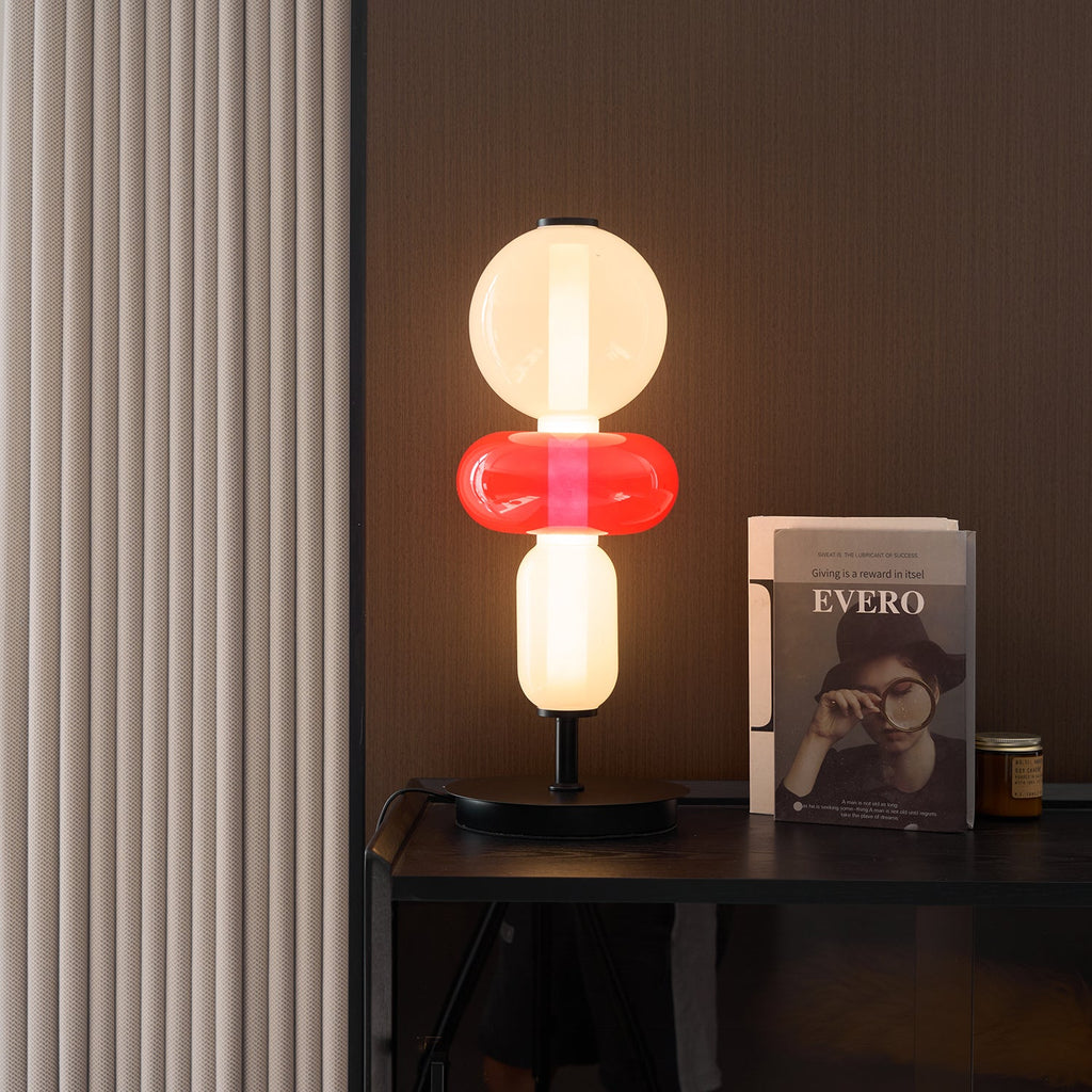Elegant Glass Bedside Lamp with LED  4