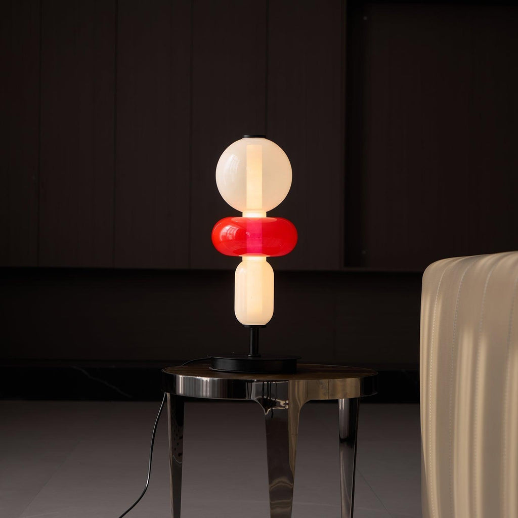 Elegant Glass Bedside Lamp with LED  5