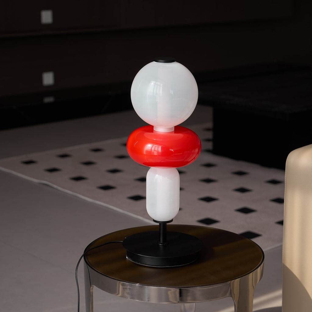 Elegant Glass Bedside Lamp with LED  6