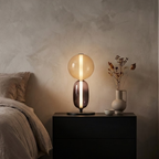 Elegant Glass Bedside Lamp with LED  99