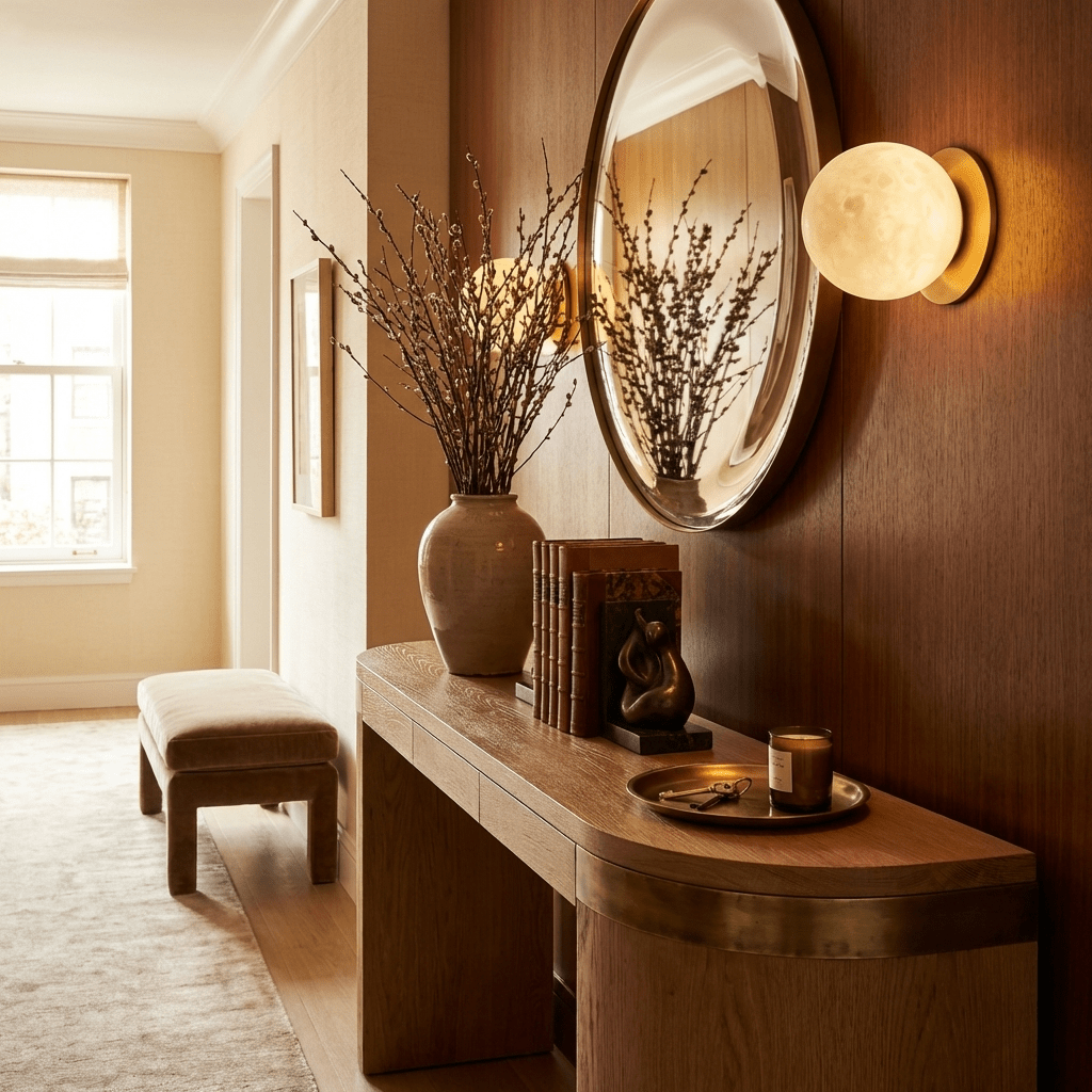 Elegant Gold Finish Alabaster Wall Light for Timeless Ambiance 3