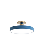 Elegant Gold and White Semi-Flush Ceiling Lamp – Modern LED Ceiling Light Fixture for Living Room and Kitchen 0