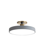 Elegant Gold and White Semi-Flush Ceiling Lamp – Modern LED Ceiling Light Fixture for Living Room and Kitchen 8