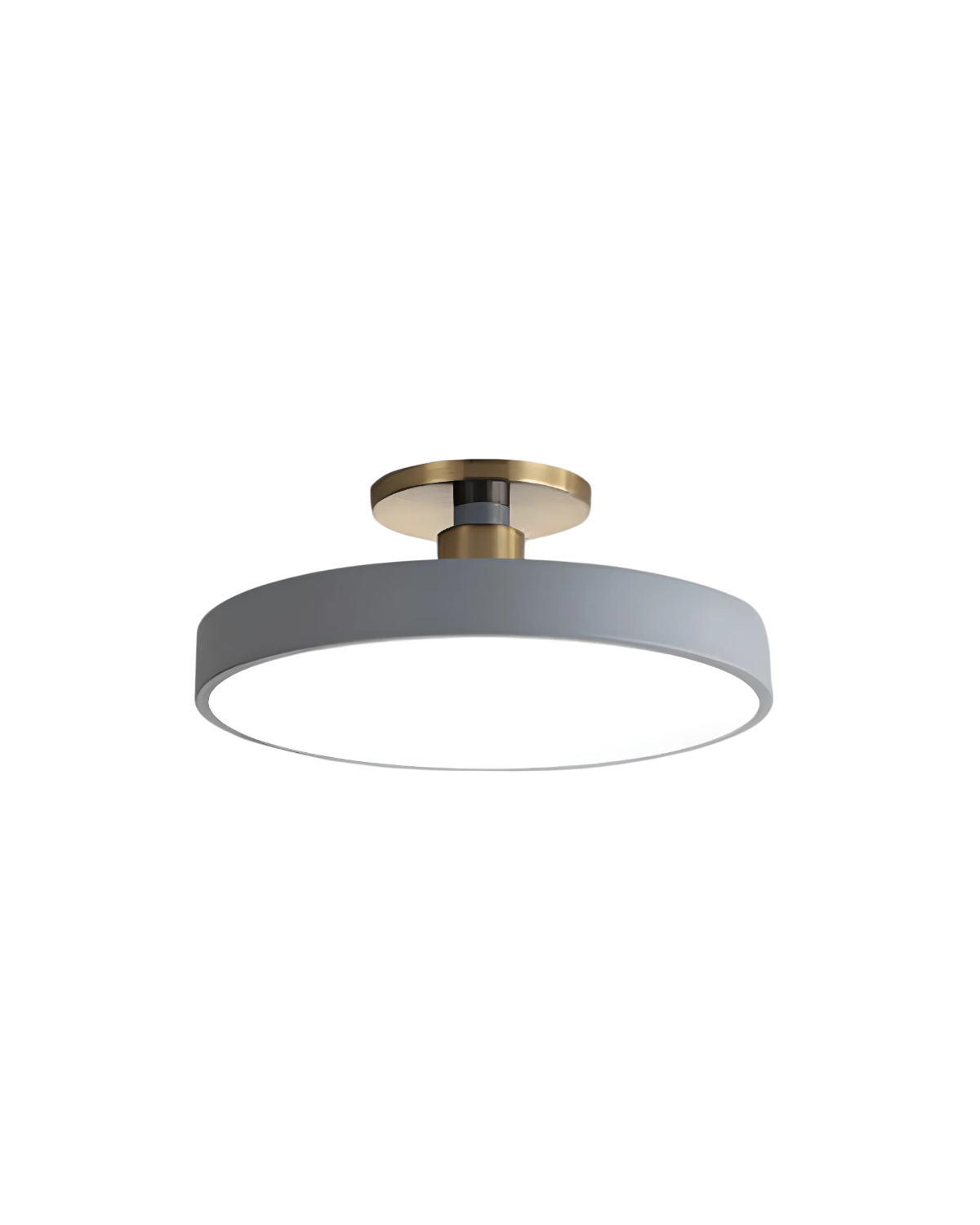 Elegant Gold and White Semi-Flush Ceiling Lamp – Modern LED Ceiling Light Fixture for Living Room and Kitchen 8