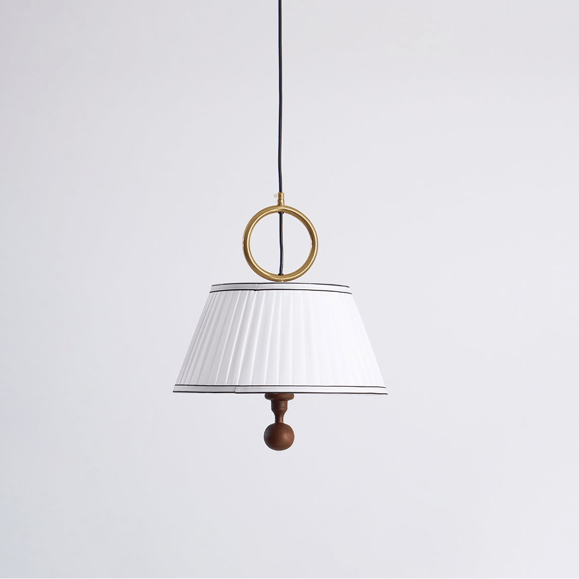 Elegant Pendant Light Fabric Metal Adjustable Height 0