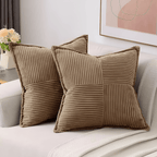 Elegant Stain-Resistant Polyester Cushion Cover 45 cm x 45 cm – Durable Plain Design for Home and Office Decor 5