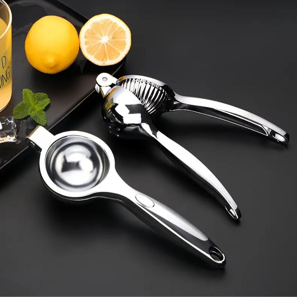 Elegant Stainless Steel Citrus Juicer Silver 2