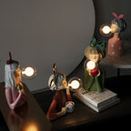 Elegant Table Lamp with Handmade Wooden Base and Soft Textile Shade – Cozy Bedside or Desk Lighting 6
