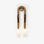 Elegant Wall Sconce Light with Glass Shade and Iron Frame – Indoor 18cm 1