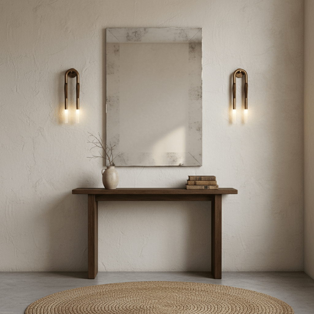 Elegant Wall Sconce Light with Glass Shade and Iron Frame – Indoor 18cm 3