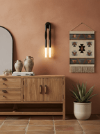 Elegant Wall Sconce Light with Glass Shade and Iron Frame – Indoor 18cm 5
