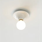 Elegant Wall Sconce Lighting with Metal Base and Mirrored Bulb - Modern Indoor Wall Light 4