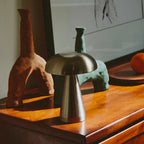 Elegant Wireless Table Lamp with Touch Controls – Battery Operated Metal and Acrylic Design for Bedside or Desk Use 6