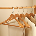 Elegant Wooden Clothes Hanger Refined Design 5