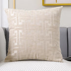 Embroidered Decorative Cushion Cover for Pillows – Elegant Toss Pillows for Couches 0