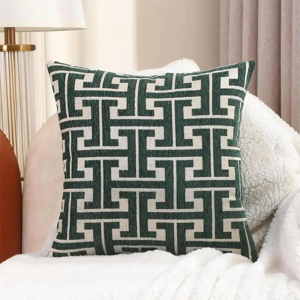 Embroidered Decorative Cushion Cover for Pillows – Elegant Toss Pillows for Couches 10