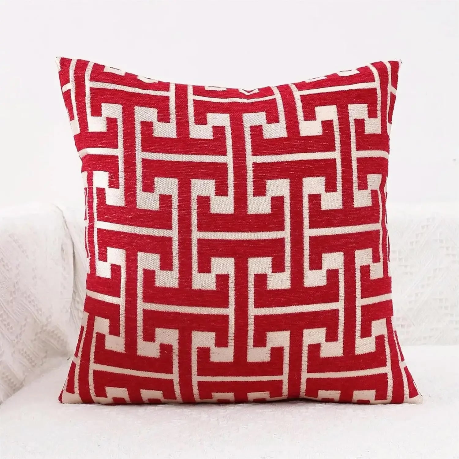 Embroidered Decorative Cushion Cover for Pillows – Elegant Toss Pillows for Couches 9