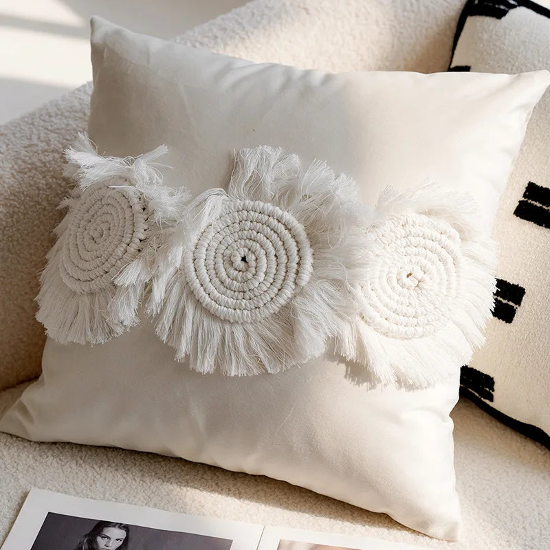 Embroidered Horse Print Throw Pillow Cover – Decorative Couch Pillow for Sofa 16