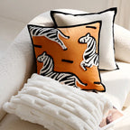 Embroidered Horse Print Throw Pillow Cover – Decorative Couch Pillow for Sofa 3