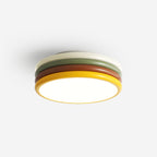 Flush Mount Ceiling Light Fixture with Unique Layered Design - Warm White LED 1