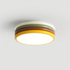 Flush Mount Ceiling Light Fixture with Unique Layered Design - Warm White LED 9