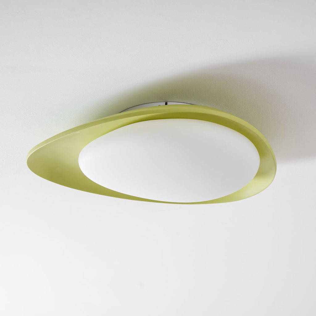 Flush Mount Ceiling Light LED Dimmable Beige Warm White — Dia 46cm - Home Decor - Stack & Clear 0