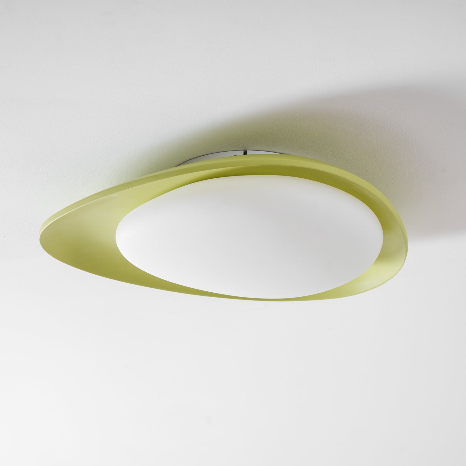 Flush Mount Ceiling Light LED Dimmable Beige Warm White — Dia 46cm - Home Decor - Stack & Clear 0