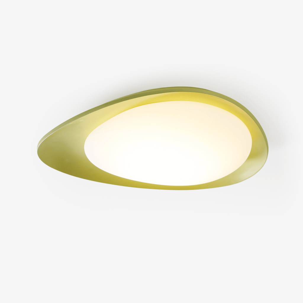 Flush Mount Ceiling Light LED Dimmable Beige Warm White — Dia 46cm - Home Decor - Stack & Clear 1