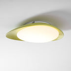 Flush Mount Ceiling Light LED Dimmable Beige Warm White — Dia 46cm - Home Decor - Stack & Clear 2