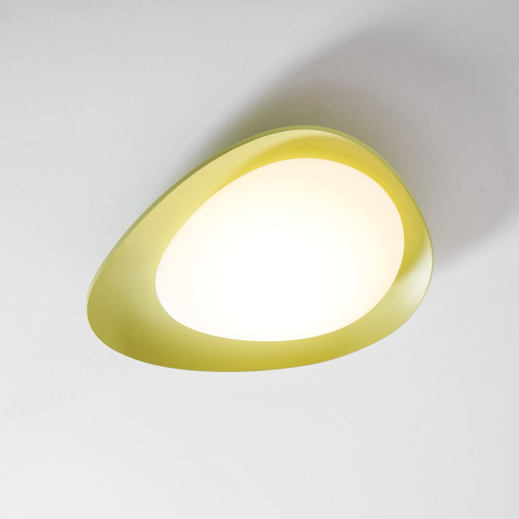 Flush Mount Ceiling Light LED Dimmable Beige Warm White — Dia 46cm - Home Decor - Stack & Clear 3