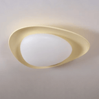 Flush Mount Ceiling Light LED Dimmable Beige Warm White — Dia 46cm - Home Decor - Stack & Clear 5