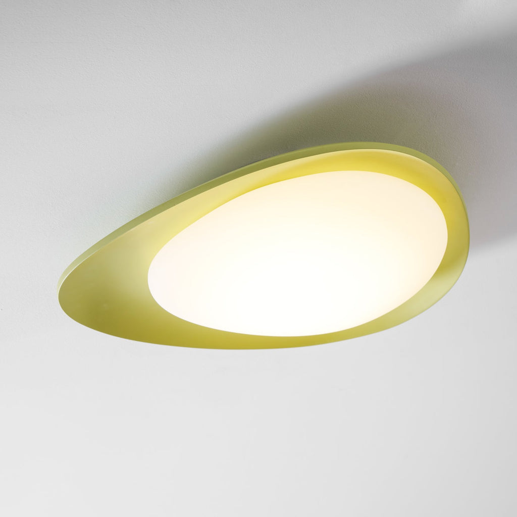 Flush Mount Ceiling Light LED Dimmable Beige Warm White — Dia 46cm - Home Decor - Stack & Clear 8
