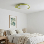 Flush Mount Ceiling Light LED Dimmable Beige Warm White — Dia 46cm - Home Decor - Stack & Clear 98