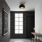 Modern Ceiling Light Glass Globe Natural Finish 8