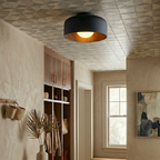 Modern Ceiling Light Glass Globe Natural Finish 99