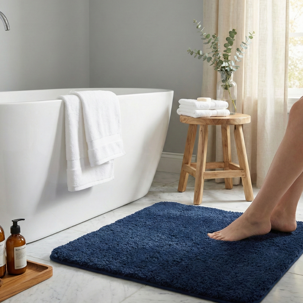 Fur & Plush Non-Slip Bath Mat Microfiber 8