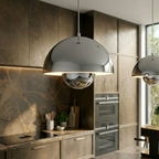 Geometric Aluminum Pendant Light for Modern Kitchen Pendant Lighting – Adjustable Height 996