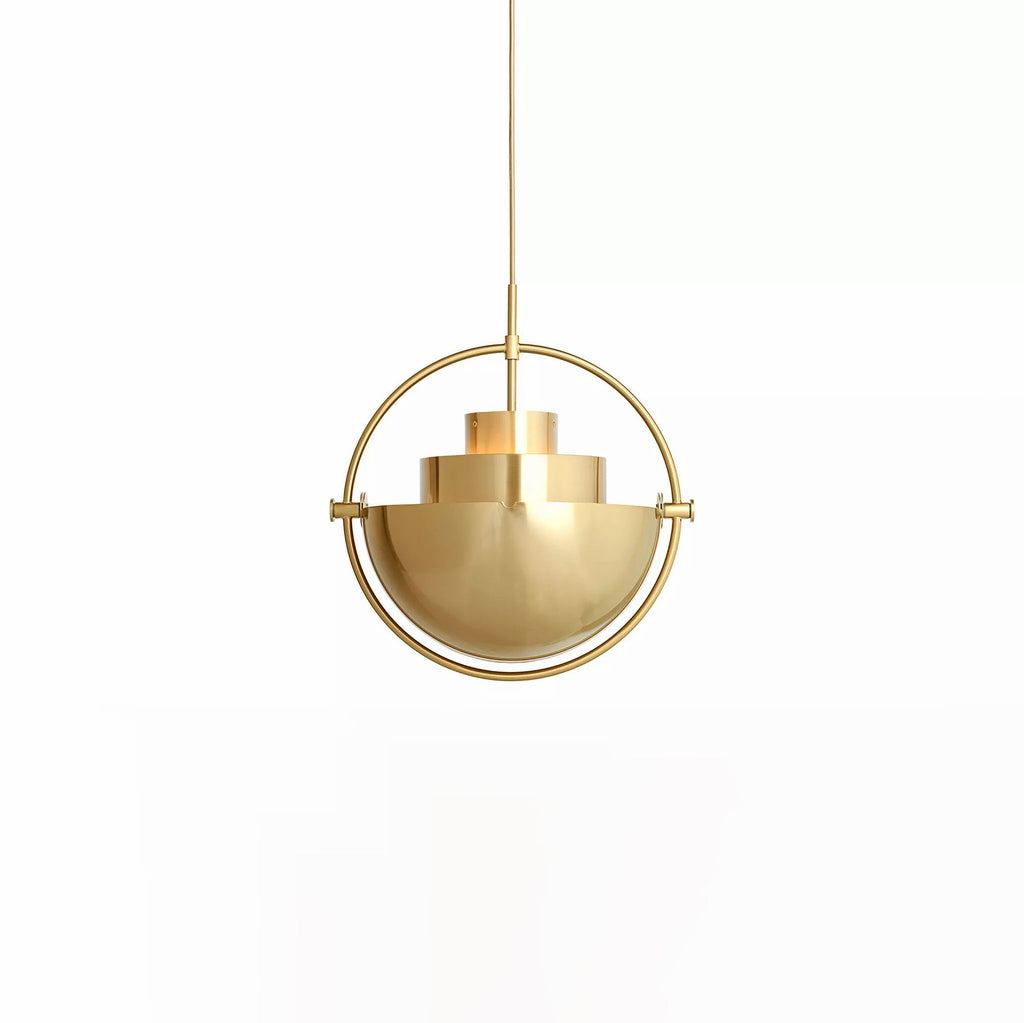 Geometric Metal Pendant Light Adjustable Sphere Bauhaus Modern Kitchen Dining Room Home Decor - Stack & Clear 10