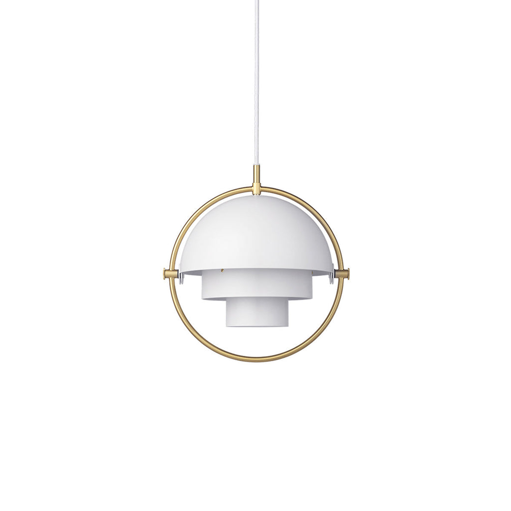 Geometric Metal Pendant Light Adjustable Sphere Bauhaus Modern Kitchen Dining Room Home Decor - Stack & Clear 12
